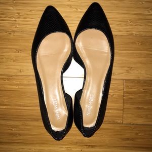 Nine West snakeskin flats